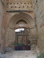 Santo Kristo ermitaren hondakinak Kaparroson