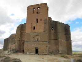 Santo Kristo ermitaren hondakinak Kaparroson