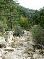 Egurzanos errekaren hondo lehorra