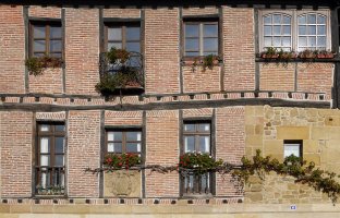 Pasai Donibaneko etxe baten atarikoa