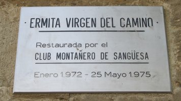 Virgen del Camino ermita, Zangoza