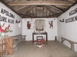 Santa Polonia ermitaren barrua, Abadiño