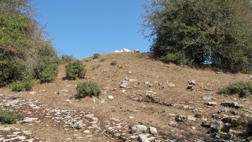 Medios txabola tumularra, Andia