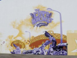 Graffitia frontoiko horman, Elizondo