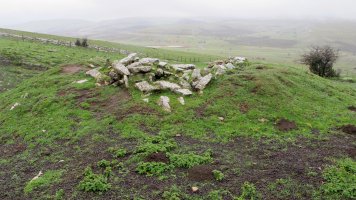 Arioleta Cueva txabola tumularra, Andia