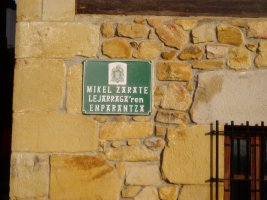 Mikel Zarate enparantza