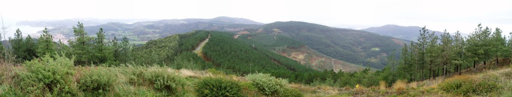 Burgoatik hegoaldera ikuspegia