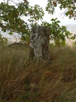 Mugarria Izekiko gailurrean