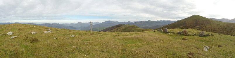 Izkoako harrespilak, Urdintz gaineko gailurrean