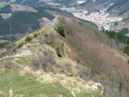 Mendebaldeko ikuspegia tontorretik