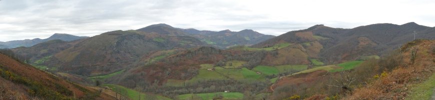 Baztango mendiak Urkiztatik