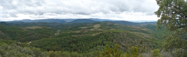 Panorama Ezkaraiko gailurretik