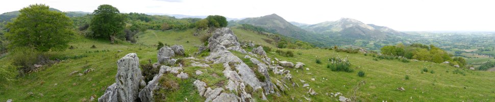 Saiberriko tontorreko panoramika