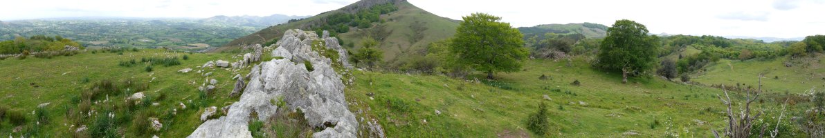 Saiberriko tontorreko panoramika