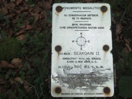 Dólmen Seakoain 2 Ipar   (Julio 2012)