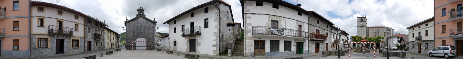 Aizarnako plaza, 360ºko panoramika