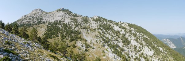 Ezkaurre Txiki Belabarzeko igoeratik ikusita