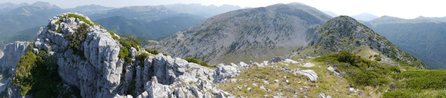 Ezkaurre Txikia, gailurreko panoramika