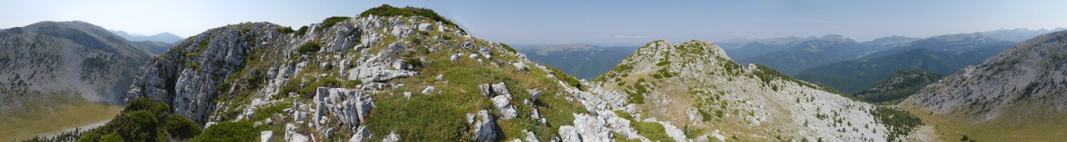 Ezkaurre Txikia, Ekialdeko tontorra, bertatik (360ºko panoramika)