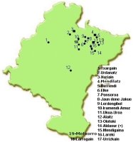 Txartelontzien mapa