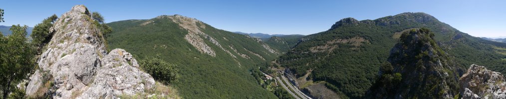 Aixita ekialdetik eta inguruko panoramika