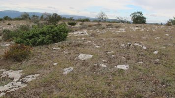 SB 12 tumulua, Badaia mendikatea 