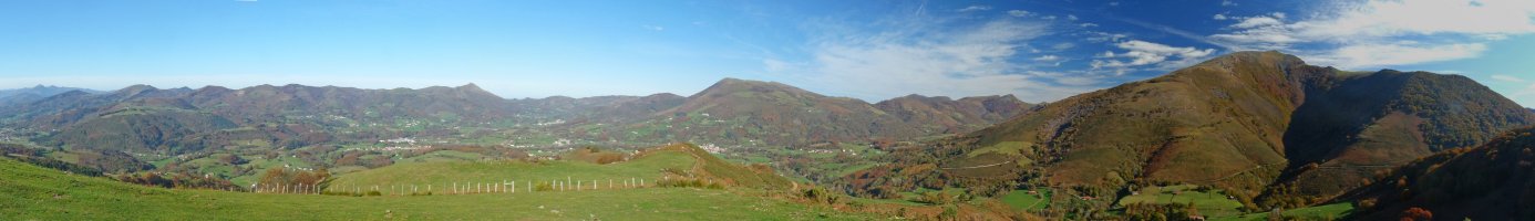 Panorama zabala Otxaskotik