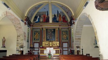 San Lorentzo eliza, Arberatze