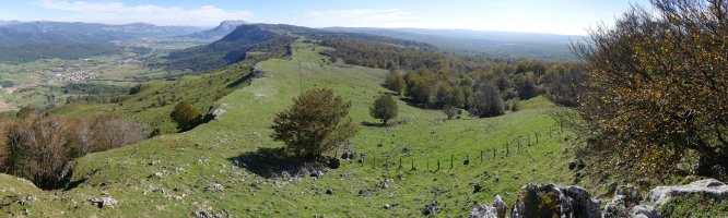Kurutzetako Harritik Ekialdera begira
