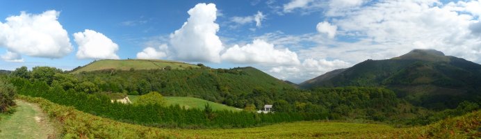 Erentzazu eta Larrun, Lartzinen inguruko pistatik