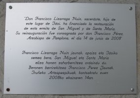 San Migel eliza, Idoi-Esteribar