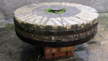 Errotarria etxe baten atarian, Orontze