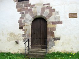 Santa Krutz ermita, Etxalar