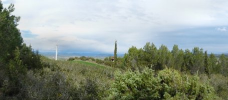 Panorama mugatua gailurretik