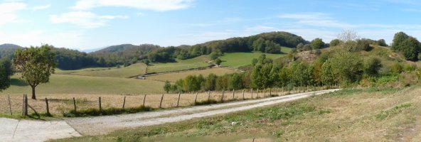 Iontzako gainak Berueteko bidetik