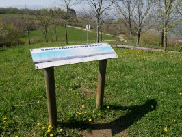 Norabide mahaia, Santiomendi.