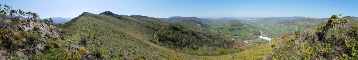 Pagoagalarre iparraldeko bizkarretik