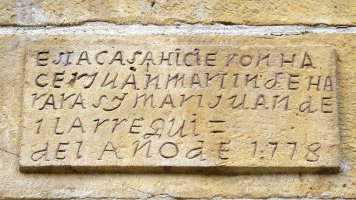 Urdintxonea etxeko epigrafia, Ilarregi-Ultzama