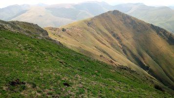Aranohegi (1292m) mendia mendebaldetik