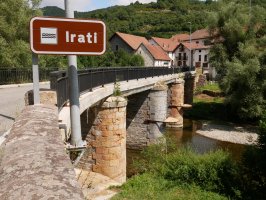 Zubi  berria Irati gainean, Aribe