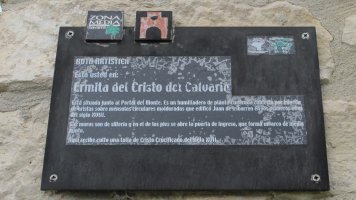 Cristo del Calvario ermita, Miranda Arga