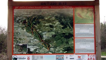 GR 220 D.12 kartela, Antsoain