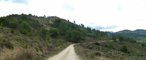 Montarraga, Karateako pistatik 