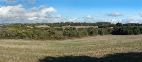 Uxueko mendien gainaldea