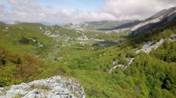 Ontzabertza (1273m) Oltza eta Urbia alderako ikuspegia
