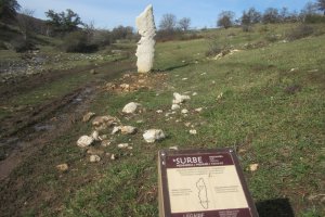 Menhir Surbe VI hegoaldea  (Octubre 2020)