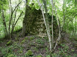 San Martin elizaren hondakinak. Igoroin.