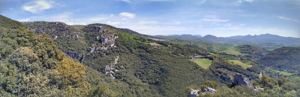 Ubaguako arroilaren ireera San Migel ermitatik