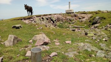 Hautza (1305m) tontorra eta postontzia