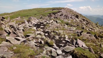 Hautza (1305m) tontorraldeko harraiartea